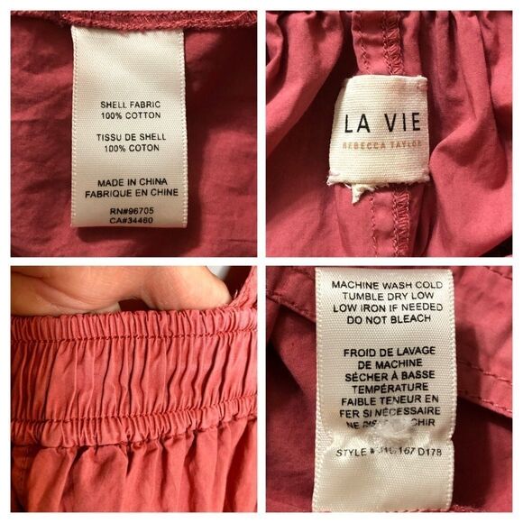 La Vie Rebecca Taylor Sleeveless Poplin Dress - Picture 7 of 8